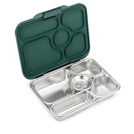 Yumbox Presto | Kale Green | Stainless Steel Leakproof Bento for Kids & Adults