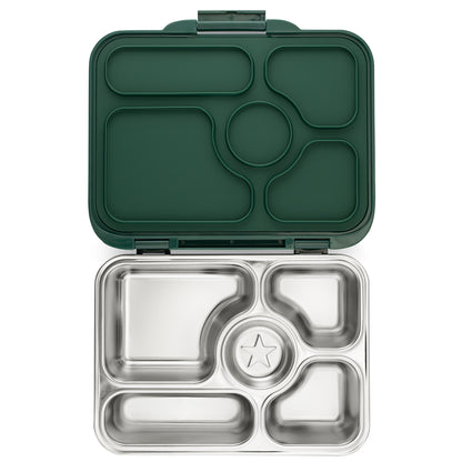 Yumbox Presto | Kale Green | Stainless Steel Leakproof Bento for Kids & Adults