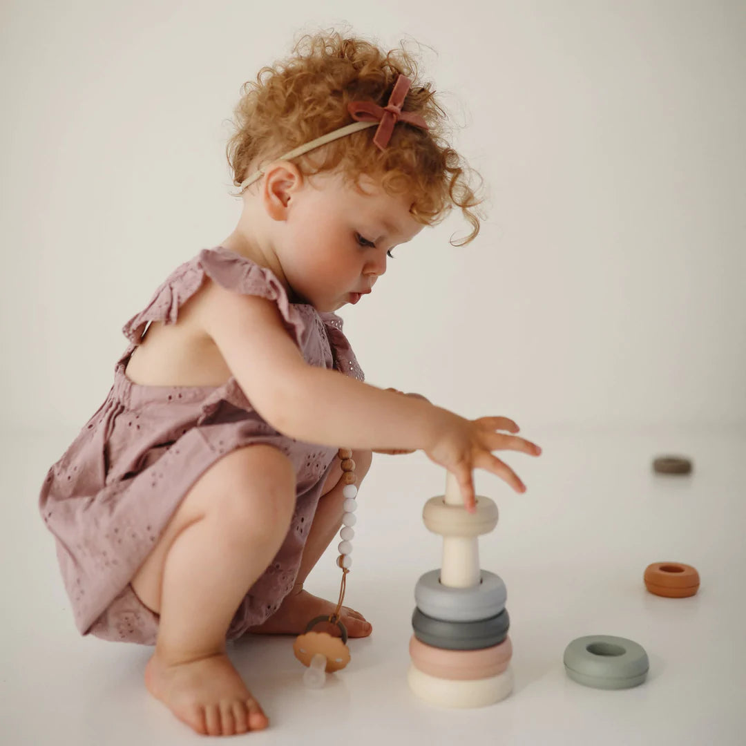 Mushie - Stacking Rings Toy - Original