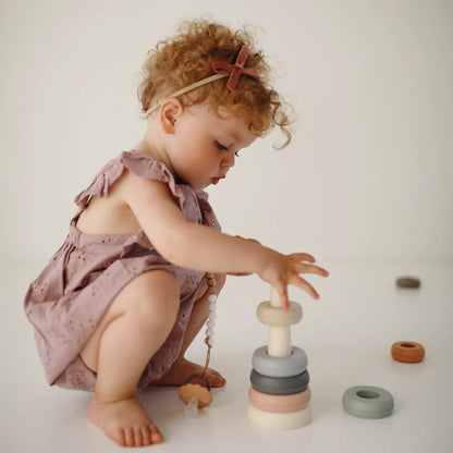 Mushie - Stacking Rings Toy - Original