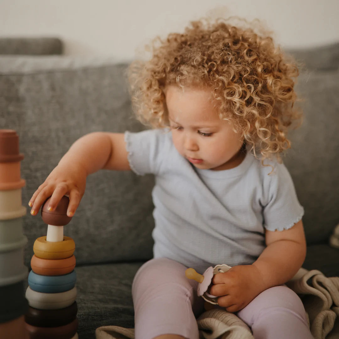 Mushie - Stacking Rings Toy - Original