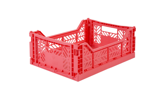 Aykasa - Midi Folding Crate - Dark Pink
