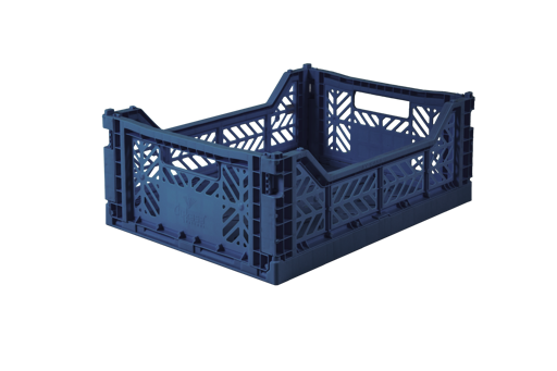 Aykasa - Midi Folding Crate - Navy