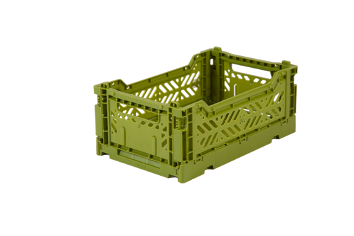 Aykasa - Mini Folding Crate - Olive