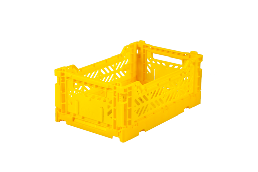 Aykasa - Mini Folding Crate - Yellow