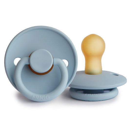 FRIGG Natural Rubber Pacifier - Baby Blue - Size 1