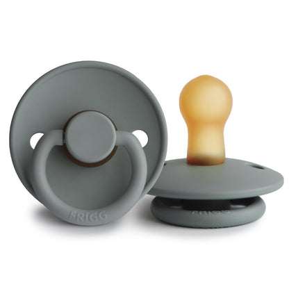 FRIGG Natural Rubber Pacifier - French Gray - Size 1