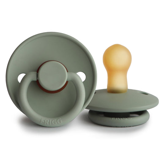 FRIGG Natural Rubber Pacifier - Sage - Size 2