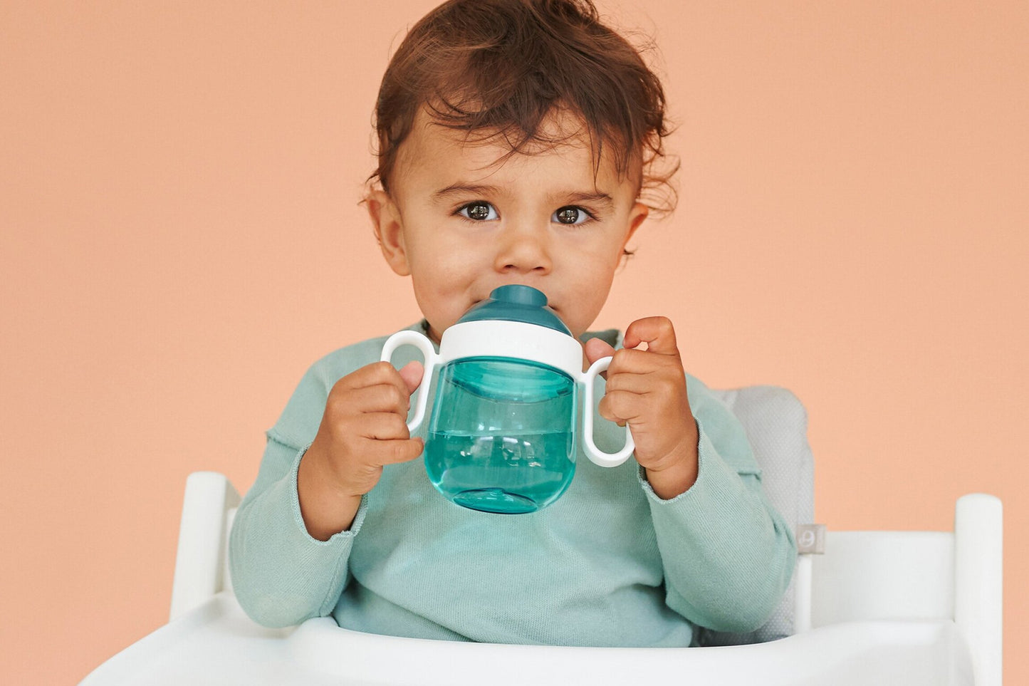Mepal - Mio Non-Spill Sippy Cup 200ml - Deep Turquoise