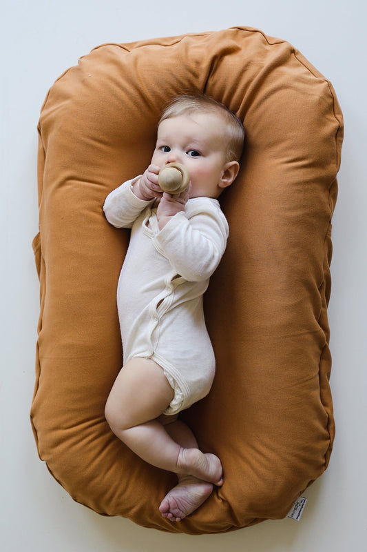 Snuggle Me Organic | Patented Infant Lounger - Ember